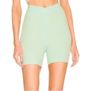 Free People || NWT || Free Throw Turquoise Mint Biker Shorts